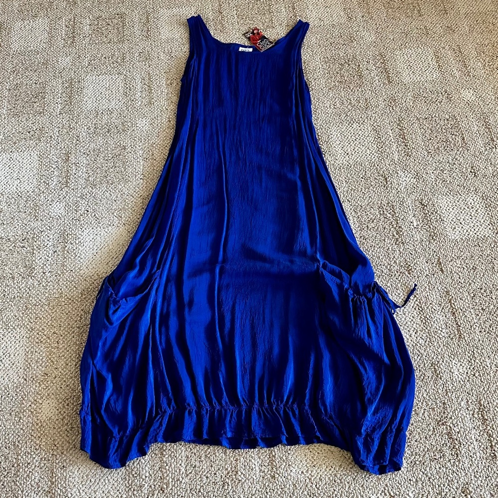 Cupro long funky  dress